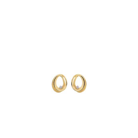 Orecchini Annamaria Cammilli Donna Dune in Oro giallo Diamante 0.04 Ct GOR3898U - GOR3898U